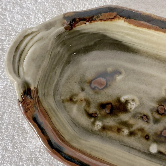 Vintage 1984 Zach Dietrich Pottery  Dish Rare - Picture 3 of 15